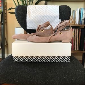 🚨NWT Diane Von Furstenberg Dakar Ankle Tie Flat🚨